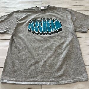Billionaire Boys Club Gray and Blue Short Sleeve Tee
